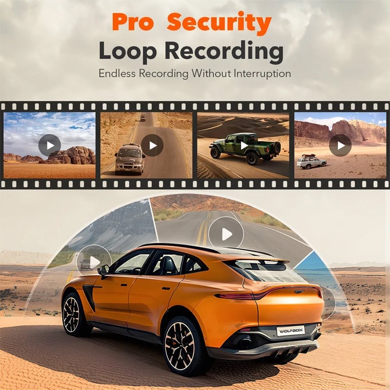 10 HD Multi-Function Touch Screen Car Recorder